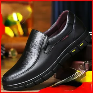 Casual herenschoenen van echt leer - Comfortabel, slipvast en duurzaam, polyester voering