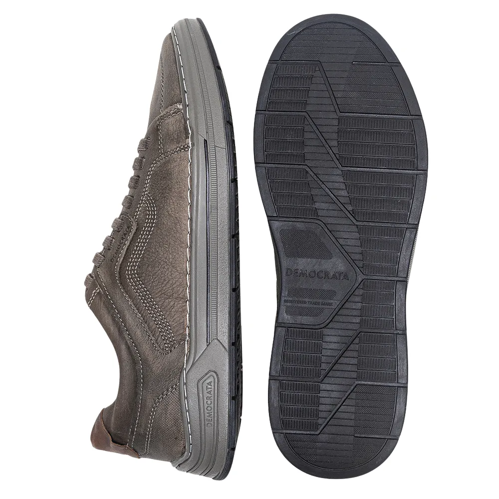 Democrata Volp Smoke/Tobacco Leather Slip-On (Men's)
