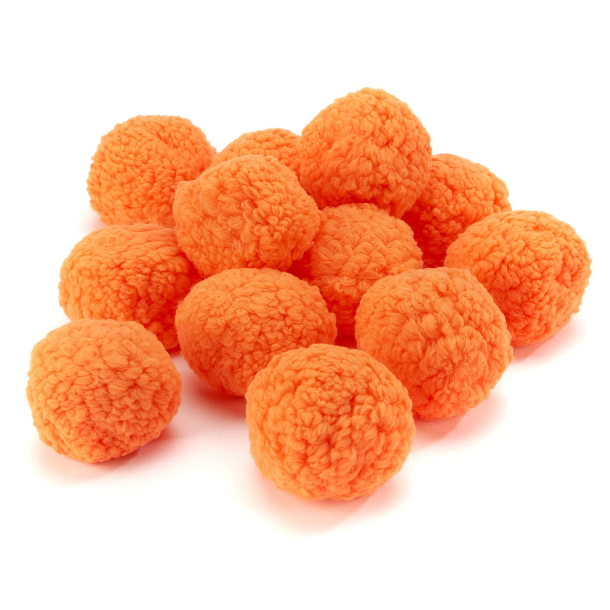 Fluff Balls | Orange | Dozen (12)