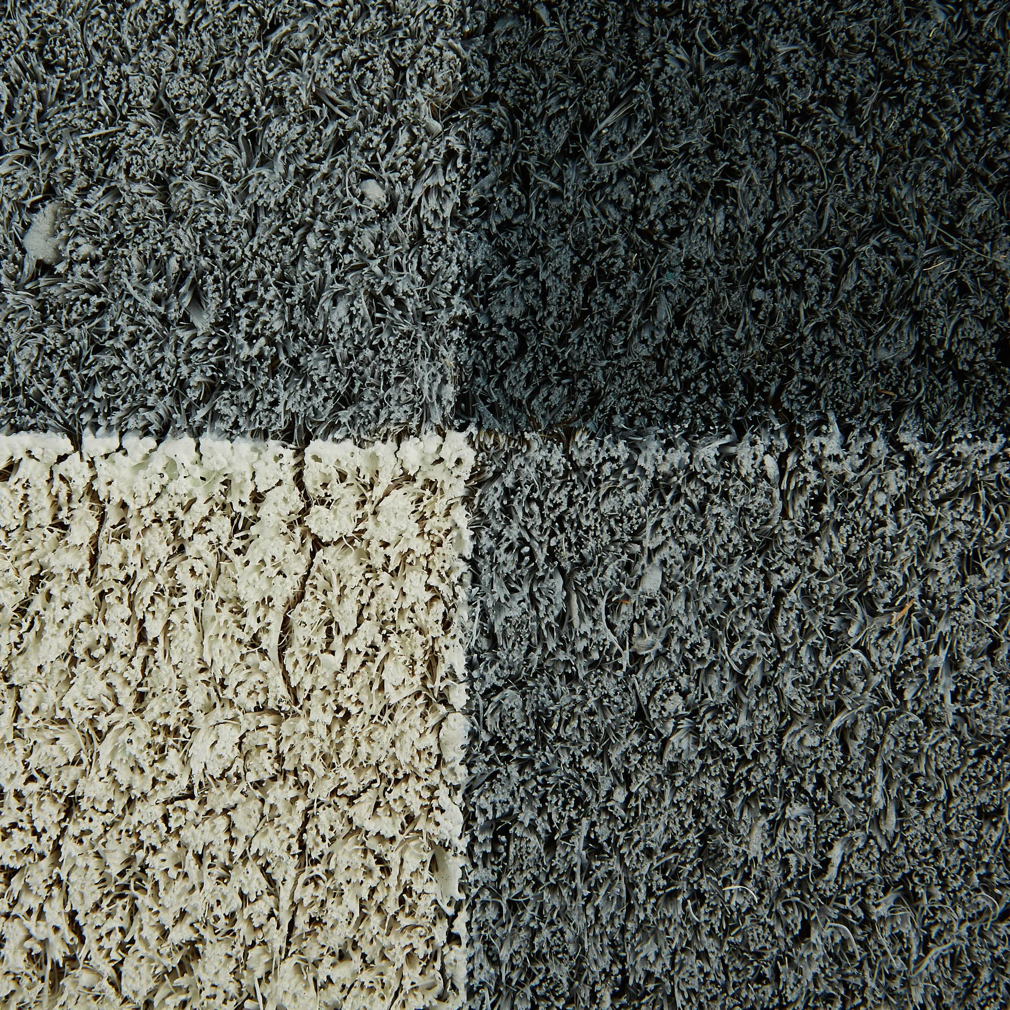 Gray & White Buffalo Check Doormat