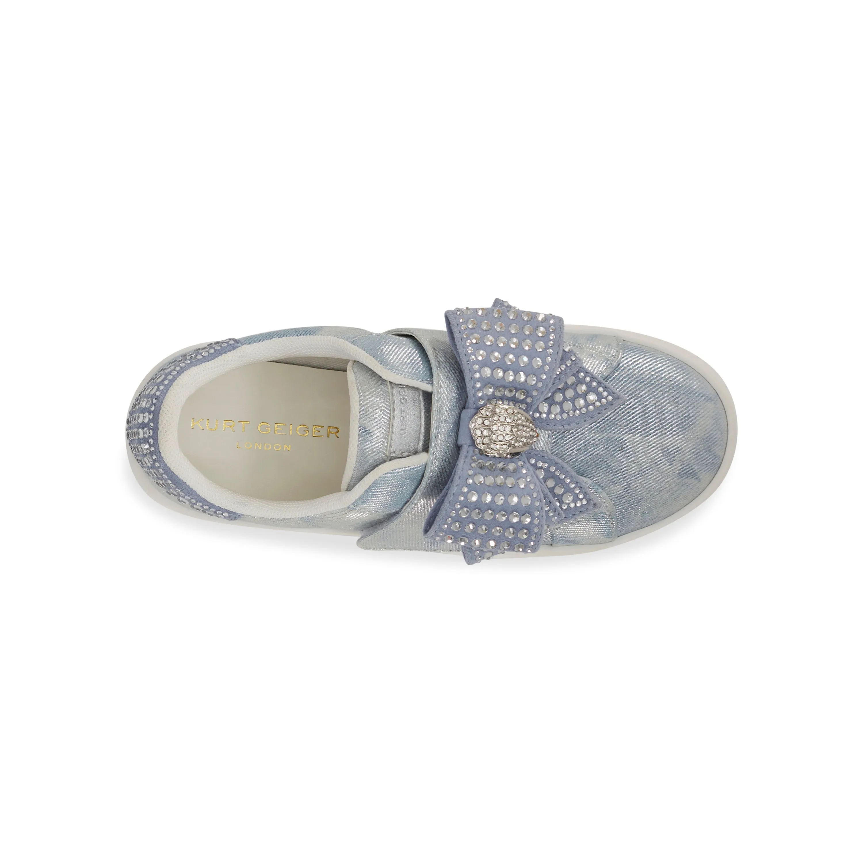 Mini Laney Bow Sneaker - Big Kid Denim