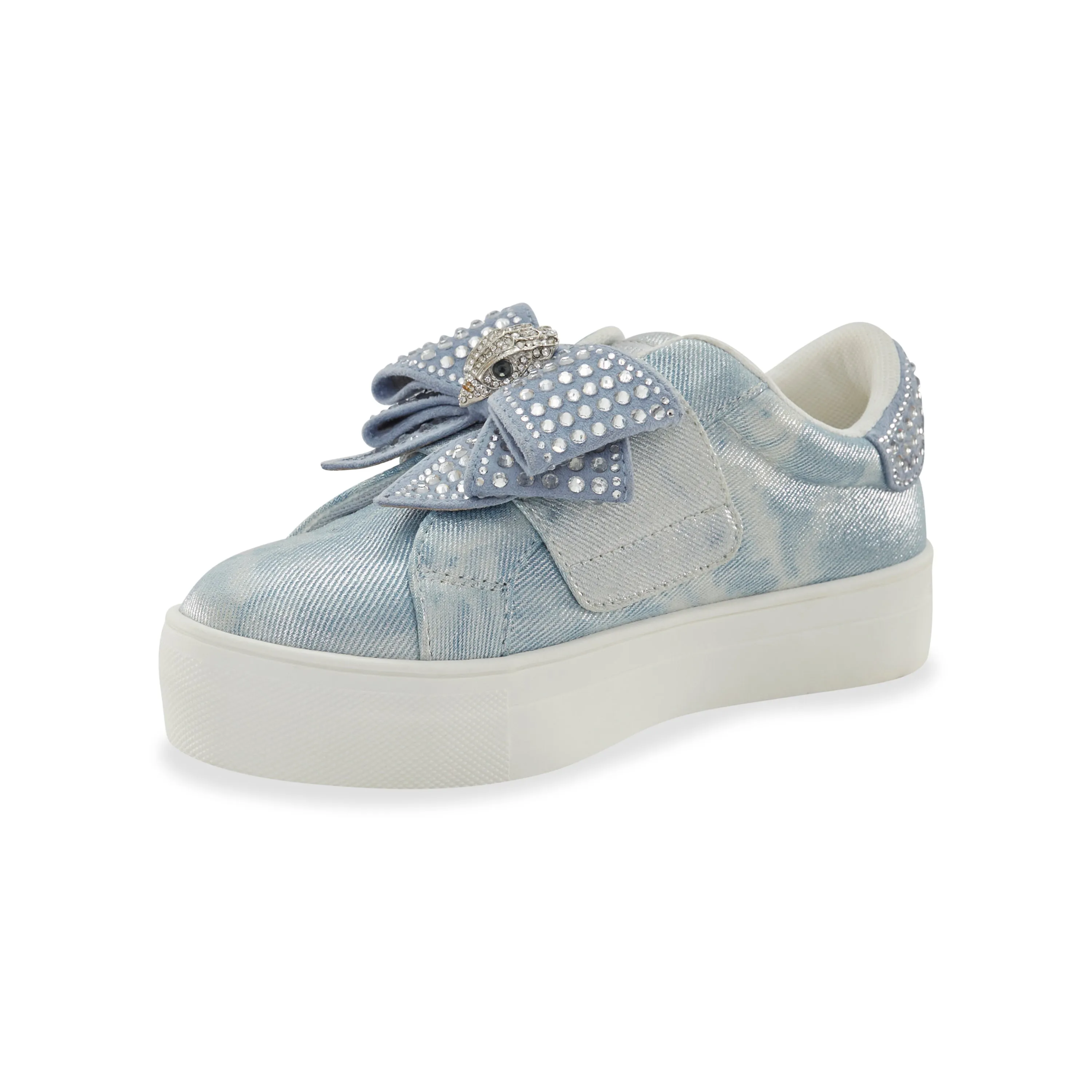Mini Laney Bow Sneaker - Big Kid Denim
