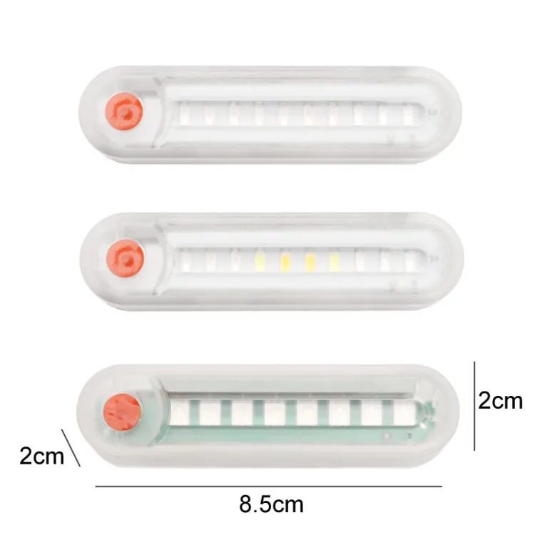 Motorcycle Electric Car Anti-Rear Collision Solar Strobe Warning Light, Specification: Bright Colorful Light
