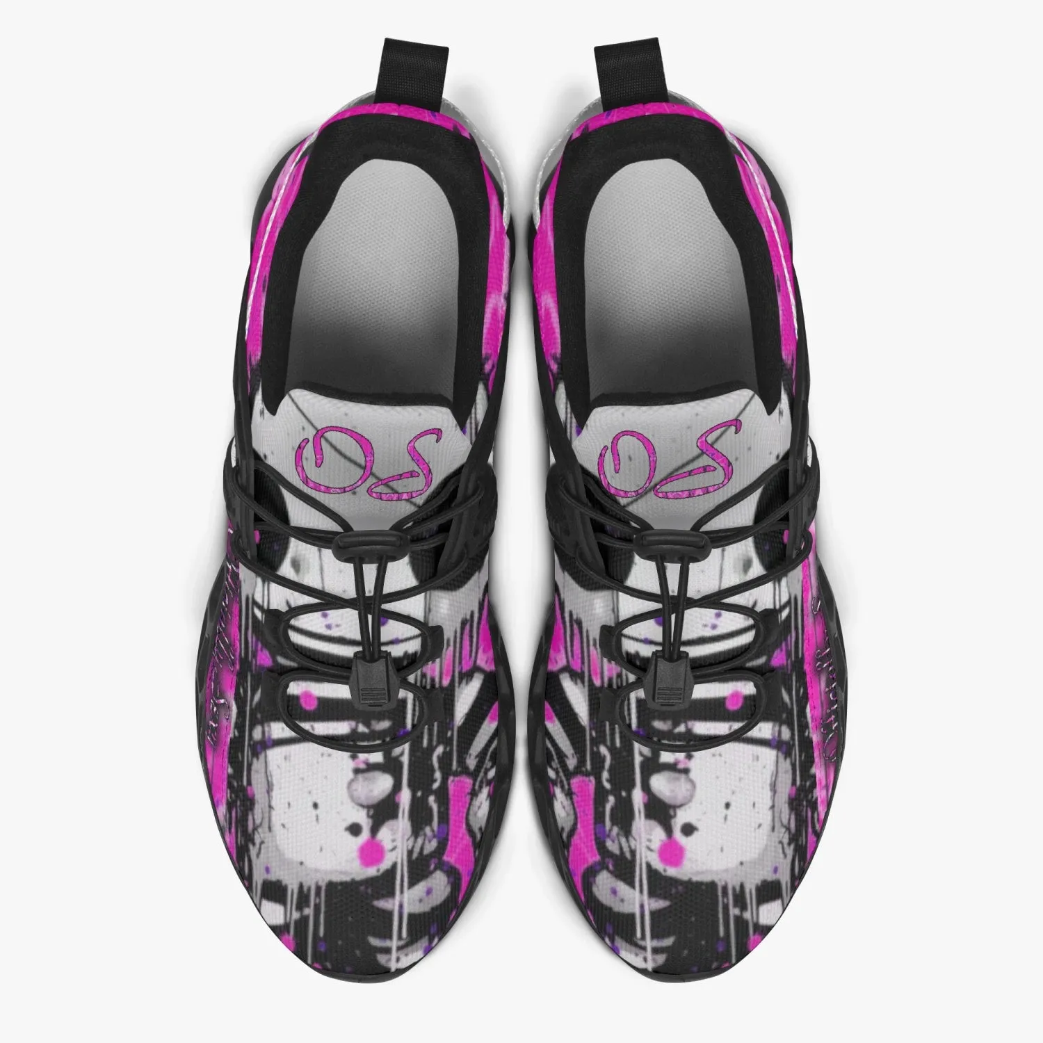 Officially Sexy Bubble Gum Pink Creepy Boy Collection Unisex Mesh Running Shoes