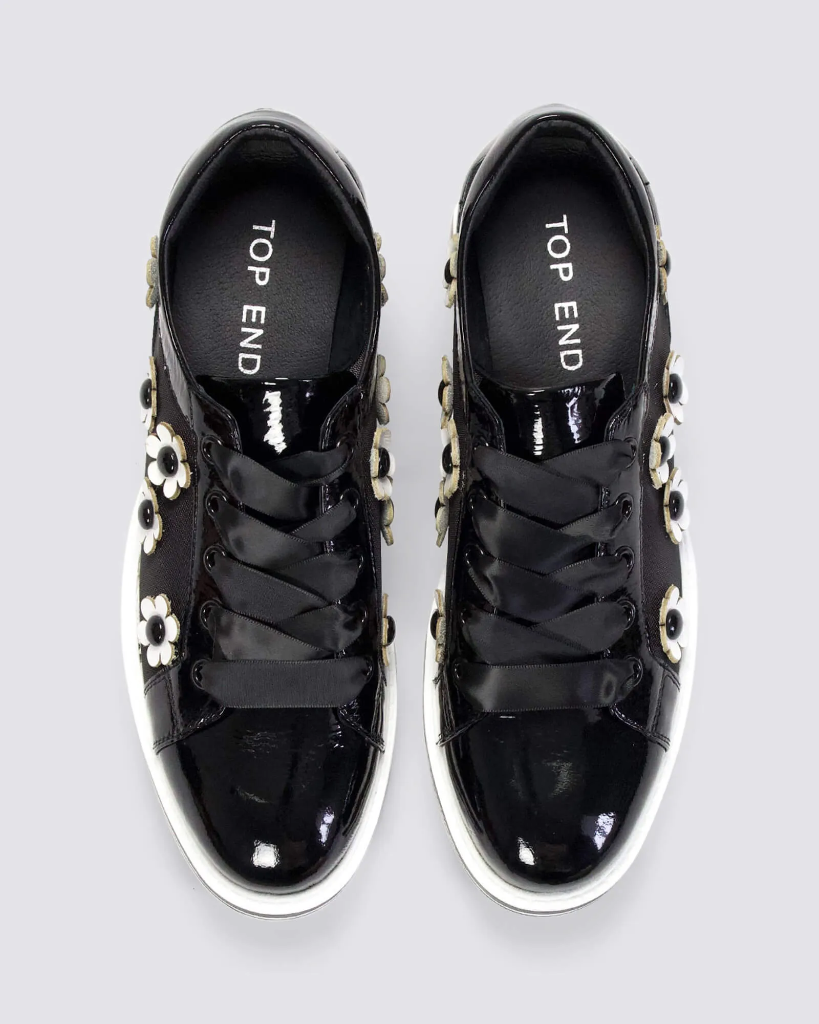 SERENO PLATFORM SNEAKERS BLACK/WHITE